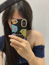 圣圖朗新款可愛小怪獸蘋果16promax手機殼iphone14高級感15pro掛繩12可愛女13卡通植絨硅膠8plus情侶全包 愛五只怪獸撞色液態(tài)硅膠-【石墨黑】+手掛繩 iPhone XS Max 曬單實拍圖