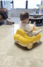 躍展京都電動搖搖車兒童1到3歲嬰兒碰碰車充電遙控玩具車可坐寶寶周歲禮物 奶咖【遙控推把款】大電瓶+皮座 曬單實拍圖