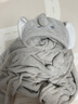 BABYGREAT嬰兒浴巾兒童洗澡巾斗篷帶帽子新生兒寶寶連帽包巾珊瑚絨吸水速干 曬單實拍圖