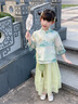 DOMIAMIAKIDS漢服男童夏裝女童國(guó)風(fēng)唐裝表演服兒童新中式套裝高端國(guó)學(xué)禮服 江山如畫(huà)女童 130 曬單實(shí)拍圖
