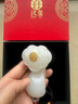 漢璽天然白玉如意手把件 桌面擺件 家居裝飾 送長(cháng)輩家人 解壓把玩禮物 白玉福祿如意【贈：禮盒+鑒定證書(shū)】 曬單實(shí)拍圖