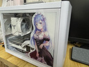 碩一鳳凰U300 320臺式機電腦matx迷你機箱itx白色非側透mini小尺寸手提主機箱殼家用商務(wù)辦公桌面搭配 鳳凰U311 白色中置提手+側透 曬單實(shí)拍圖