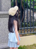 優(yōu)優(yōu)1點（Yoyo one）女童網(wǎng)球裙子速干連衣裙夏季新款兒童冰絲涼感運動裙 6142藍色速干連衣裙 150 150cm 曬單實拍圖