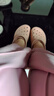斯凱奇（Skechers）洞洞鞋女士夏季外穿包頭泡泡鞋厚底透氣軟底涼拖鞋休閑鞋111514 曬單實(shí)拍圖