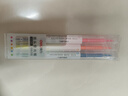 得力（deli）雙頭雙色醒目熒光筆 學生考試重點標記筆 繪畫涂鴉手賬筆辦公水性記號筆 3支6色S736 曬單實拍圖
