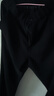 迪伽達(dá)cleanfit微喇休閑西褲子男士春夏秋季款冰絲垂墜感柳葉彎刀直筒褲 SBXS-C911-6黑色 XL 曬單實拍圖