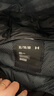 安德瑪（Under Armour）男子秋冬季運動服連帽羽絨服保暖休閑外套1378830-001 黑色 XL  曬單實拍圖