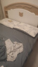 紅豆羊絨蛋白枕頭護(hù)頸枕睡眠頸椎病深度睡眠專用枕芯48*74高枕一只藍(lán) 曬單實(shí)拍圖