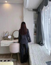 雅鹿女士睡衣女純棉開(kāi)衫長(zhǎng)袖褲2025新款100%全棉四季可外穿家居服套裝 【100%棉  舒適透氣】墨黑色 M 【建議體重80-100斤】 曬單實(shí)拍圖
