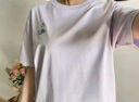 森馬（Semir）[T恤合輯]短袖T恤男25夏內(nèi)搭上衣寬松百搭男女合輯 女裝C款-粉藍80084 M 曬單實拍圖