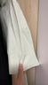 播【新中式】 藝術感連衣裙女夏商場同款文藝褶皺長裙子BDR2LD1553 L50阮玉色 S 曬單實拍圖