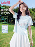 班尼路（Baleno）UPF100+防曬冰絲短袖T恤女2025新款戶(hù)外運動(dòng)冰涼干爽透氣涼感上衣 曬單實(shí)拍圖