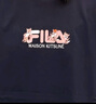 FILA 斐樂官方韓素希同款女子針織短袖衫2025夏小狐貍刺繡純棉舒適T恤 曬單實拍圖
