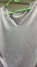 Keep短袖T恤女夏運動跑步速干衣V領(lǐng)抽褶健身服運動服 氧氣紫 M  曬單實拍圖
