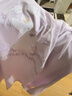 英氏50S蘭精莫代爾兒童睡衣粉色印花甜美女童睡裙圓領(lǐng)舒適家居服 曬單實(shí)拍圖