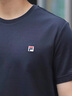 FILA 斐樂官方男子短袖T恤2025夏季簡約圓領商務休閑通勤短袖衫 曬單實拍圖