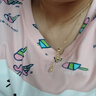 鈦鋼氣質(zhì)葫蘆吊墜項鏈女輕奢小眾設(shè)計精致鎖骨鏈高級感時尚毛衣鏈 微鑲葫蘆吊墜項鏈 曬單實拍圖