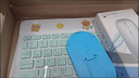 蕓洛藍牙無(wú)線(xiàn)鍵盤(pán)適用蘋(píng)果華為平板榮耀聯(lián)想OPPO手機vivo鼠標外接 【象牙白】急速響應+方便快捷 單充電藍牙鍵盤(pán)【送線(xiàn)+支架+貼紙】 曬單實(shí)拍圖