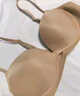 ubras新品力挺杯粉底液收副乳小胸聚攏顯大無痕文胸罩女隱形膚百搭L+ 曬單實(shí)拍圖