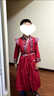 雷姆汀漢服兒童男女童唐裝漢服春季款霸氣中國(guó)風(fēng)童裝古裝國(guó)學(xué)演出服 男女款紅色A 110 曬單實(shí)拍圖