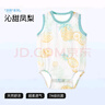 貝肽斯薄荷嬰兒衣服夏季薄款包屁衣新生兒男女寶寶背心連體衣 曬單實(shí)拍圖