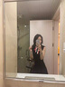 蔻伊婭（Kouyiya）品牌女裝新品連衣裙女裝2025新款收腰顯瘦氣質(zhì)優(yōu)雅復古學(xué)院風(fēng)裙子 藏青色 M 曬單實(shí)拍圖