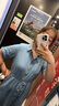 TOMMY JEANS【復(fù)古文藝風(fēng)】25夏季女純棉收腰寬松牛仔連衣裙長裙20374 牛仔藍1A4 S (推薦:95-110斤) 曬單實拍圖