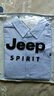 JEEP SPIRIT吉普條紋短袖襯衫男士夏季美式復(fù)古寬松休閑純棉襯衣 藍(lán)色  2XL  曬單實(shí)拍圖