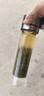 XDO一鍵開(kāi)蓋水杯男士茶杯雙層玻璃泡茶杯子防爆耐高溫全鋼蓋 曬單實(shí)拍圖