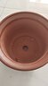 花盆陶瓷家用特大號特價(jià)批發(fā)帶托盤(pán)創(chuàng  )意多肉陶土粗陶花盆紫砂花盆 紅黃經(jīng)典色 中號外徑22 曬單實(shí)拍圖