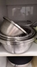 美廚（maxcook）304不銹鋼盆篩五件套 加厚大號洗菜盆 米篩味斗套裝 MCWA550 曬單實拍圖