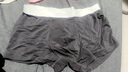 蕉內(nèi)（Bananain）301P莫代爾內(nèi)褲男士棉襠7A抗菌冰絲涼感透氣運(yùn)動(dòng)四角短褲夏季3件 【金獎(jiǎng)】黑色+磁鐵黑+洗石藍(lán) 3條 L 曬單實(shí)拍圖