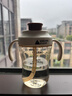 迪福倫兒童吸管水杯PPSU寶寶直飲吸管水杯嬰幼兒奶瓶喝水牛奶杯18月以上 暖心白 300ml 曬單實(shí)拍圖