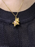 周大生復(fù)購補(bǔ)貼黃金吊墜足金獨(dú)角獸項(xiàng)鏈掛墜多搭送女友生日禮物 曬單實(shí)拍圖