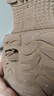 際華三五二五作戰(zhàn)靴牛皮四季棕色高幫側(cè)拉鏈登山鞋男耐磨超輕訓(xùn)練鞋登山鞋 棕色21作戰(zhàn)鞋（高配版） 43 （原廠正品 二雙鞋墊） 曬單實(shí)拍圖