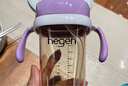 HEGEN海格恩吸管杯1-3歲330ml兒童PPSU多功能學(xué)飲杯直飲喝水杯紫色 曬單實(shí)拍圖
