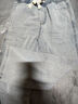 MMOPTOP水洗牛仔褲男士秋冬季美式復古寬松大碼休閑褲子MNZK03淺藍XL 曬單實拍圖