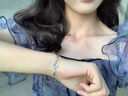 老鳳祥99純銀足銀手鏈女輕奢首飾生日禮物女生送女朋友老婆高級小眾實(shí)用L-S25逐夢(mèng)星月足銀手鏈-品牌禮盒足銀 曬單實(shí)拍圖