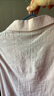 茵曼（INMAN）法式通勤短袖襯衣女夏季氣質(zhì)高級(jí)感舒適百搭薄款襯衫上衣 洛可可粉 S 曬單實(shí)拍圖