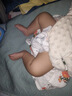 婧麒（JOYNCLEON）嬰兒衣服夏季連體衣短袖竹棉紗布7A抗菌新生嬰幼兒寶寶哈衣爬服 橘子【云氧紗】涼感低敏 66cm 【3-6個月體重6.8-8.9kg】 曬單實拍圖