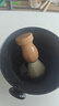 GUTCHE起泡皂碗泡沫碗剃須打泡碗修面泡沫碗軟毛刷手動刮胡子刮臉泡沫碗 #手柄起泡碗-大號+胡須刷 曬單實拍圖