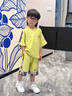 Dudant國(guó)際品牌男童短袖t恤夏裝套裝2025新款衣服寶寶上衣男孩休閑時(shí)髦 秋款綠色長(zhǎng)袖 120 cm 曬單實(shí)拍圖