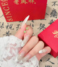 老鳳祥S925銀耳釘女輕奢時尚橄欖石耳環(huán)生日七夕情人節(jié)禮物送女友老婆 森林之光耳釘*品牌禮盒 曬單實拍圖