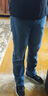 Levi's李維斯冰酷系列男士502經(jīng)典錐形美式復(fù)古休閑藍(lán)色牛仔褲 中藍(lán)色 28 (32) 曬單實(shí)拍圖