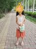 瑪米瑪卡 MOMOCO女童套裝夏季新款童裝女童夏裝國風韓版休閑套裝 黃色  140  曬單實拍圖