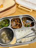 樹(shù)可不銹鋼飯盒小學(xué)生專用一年級(jí)上學(xué)食品級(jí)分格隔便當(dāng)盒兒童餐盒 曬單實(shí)拍圖