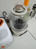 美的（Midea）花漾0膠水全玻璃全自動養(yǎng)生壺 多功能煮茶壺 母嬰燒水壺恒溫電熱水壺煮茶器花茶壺1.2L YS12B102 曬單實拍圖