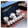 典躍冰種玉瓷功夫茶具套裝高檔德化白瓷功夫茶杯泡茶蓋碗輕奢商務(wù)禮品 大師純手工-高山流水茶具套裝 曬單實(shí)拍圖