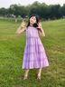 叮當貓中大童女童無袖吊帶連衣裙夏季2025新款女孩洋氣休閑公主裙子夏裝 9598紫色-長裙 140 曬單實拍圖