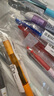 派通（Pentel）BLN105按動黑色中性筆高顏值0.5mm簽字筆商務學生速干水筆水性筆文具 天藍桿黑芯單支裝 曬單實拍圖